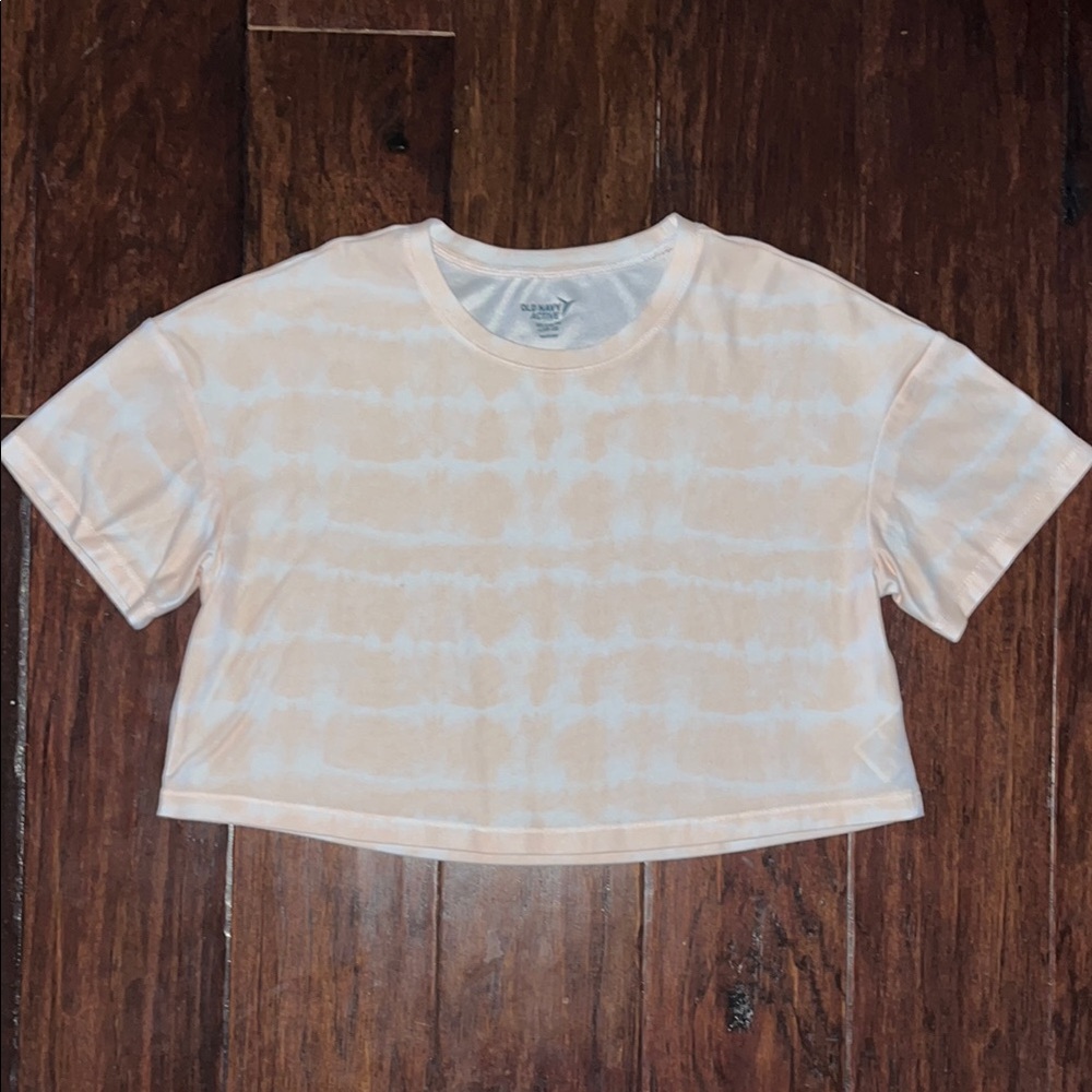 Girls cropped athletic tee